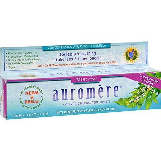 Auromere - Ayurvedic Herbal Toothpaste - Pure Licorice Flavor (Mint