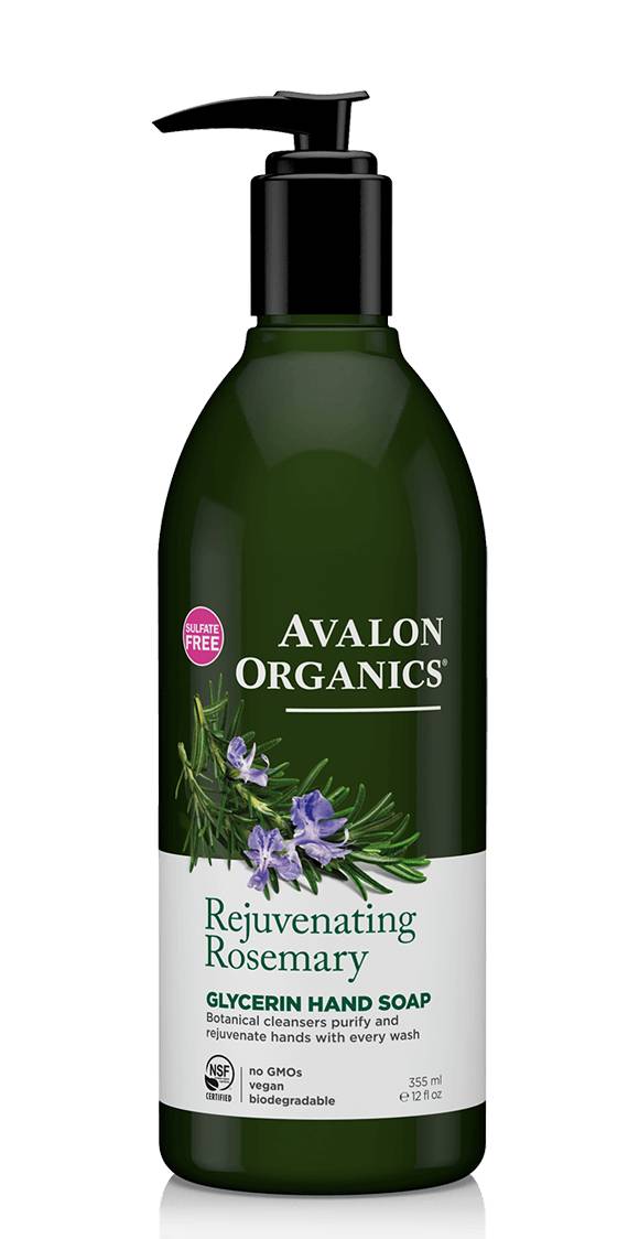 Avalon Organics - Rejuvenating Rosemary Glycerin Hand Soap - 12 fl. oz