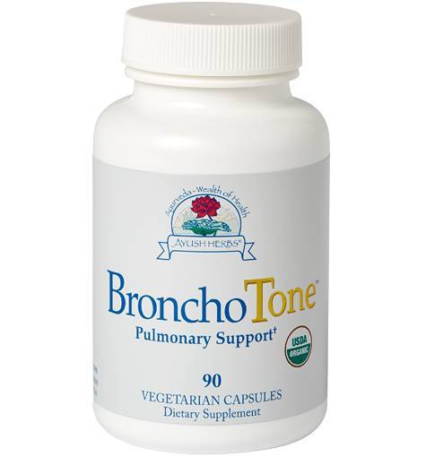 Ayush Herbs - BronchoTone - 90 Vegetarian Capsules