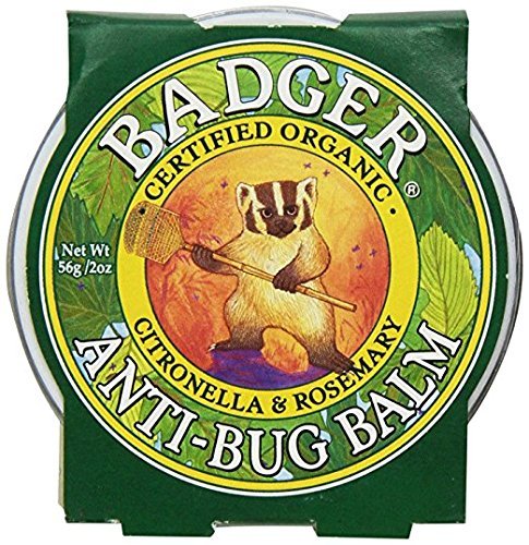 Badger - Anti-Bug Balm Tin, Citronella & Rosemary - 2 oz (56 Grams)