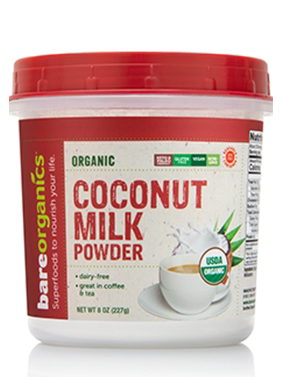 BareOrganics - Organic Coconut Milk Powder - 8 oz (227 Grams)