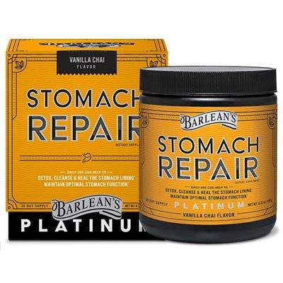 Barlean's - Stomach Repair, Vanilla Chai Flavor - 6.35 oz (180 Grams)
