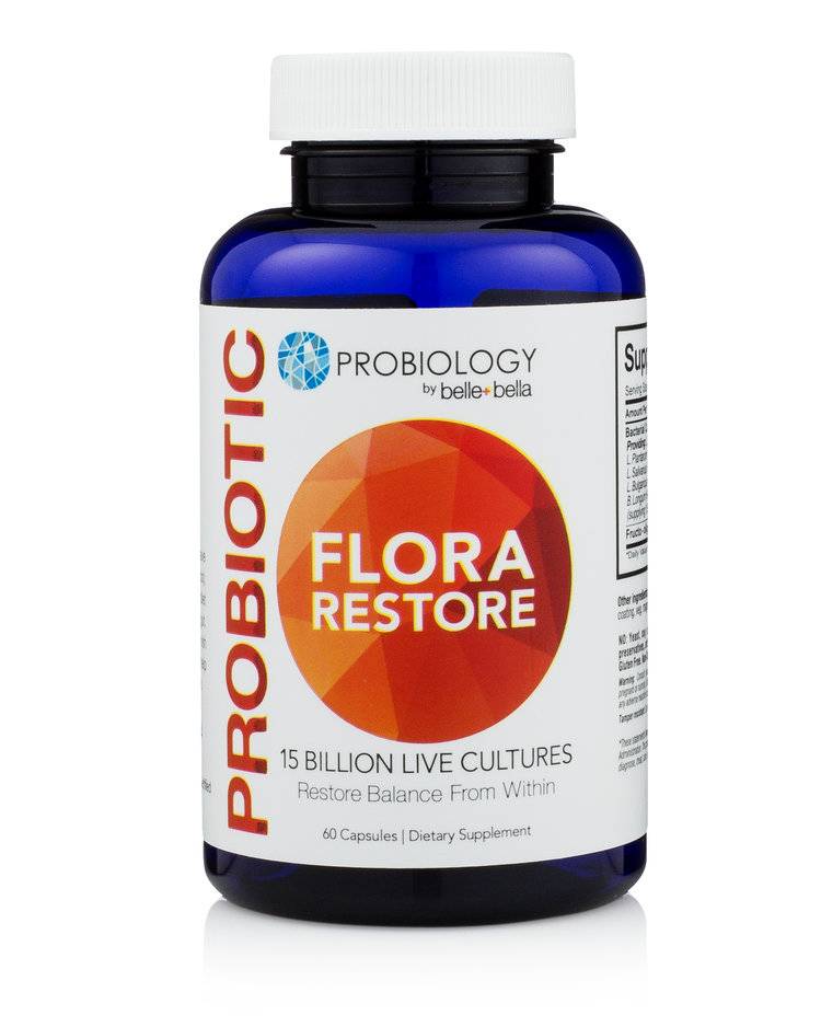 Belle + Bella - Probiotic Flora Restore - 30 Capsules
