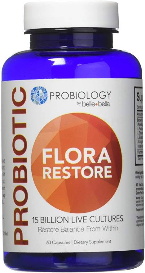 Belle + Bella - Probiotic Flora Restore - 60 Capsules