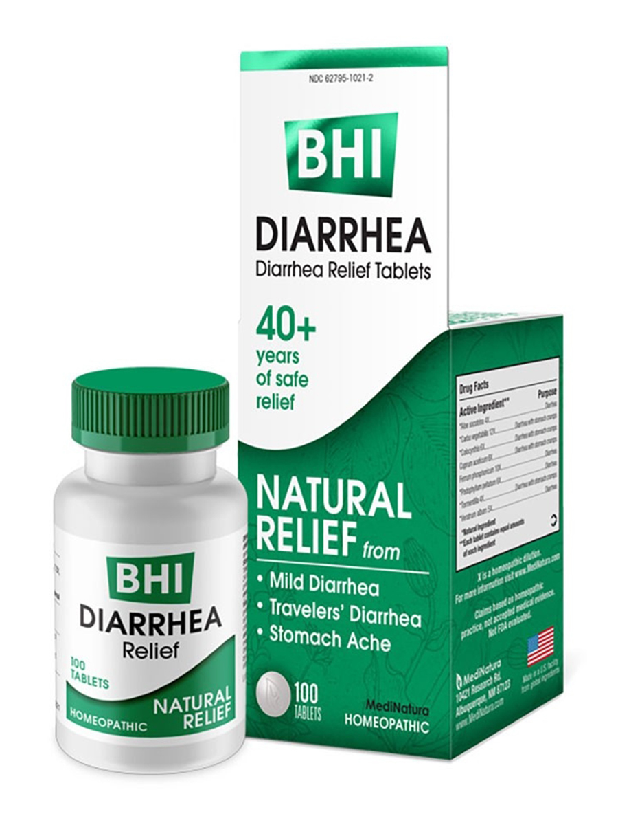 BHI - BHI Diarrhea Relief - 100 Tablets