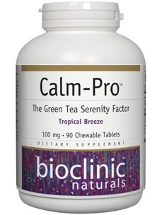 Bioclinic Naturals - Calm-Pro 100 mg - 90 Chewable Tablets