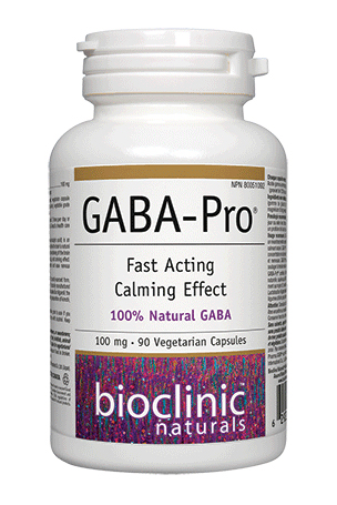 Bioclinic Naturals - GABA-Pro 100 mg - 90 Vegetarian Capsules