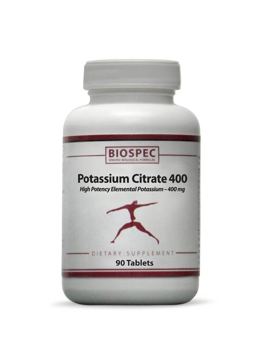 BioSpec - Potassium Citrate 400 - 90 Tablets