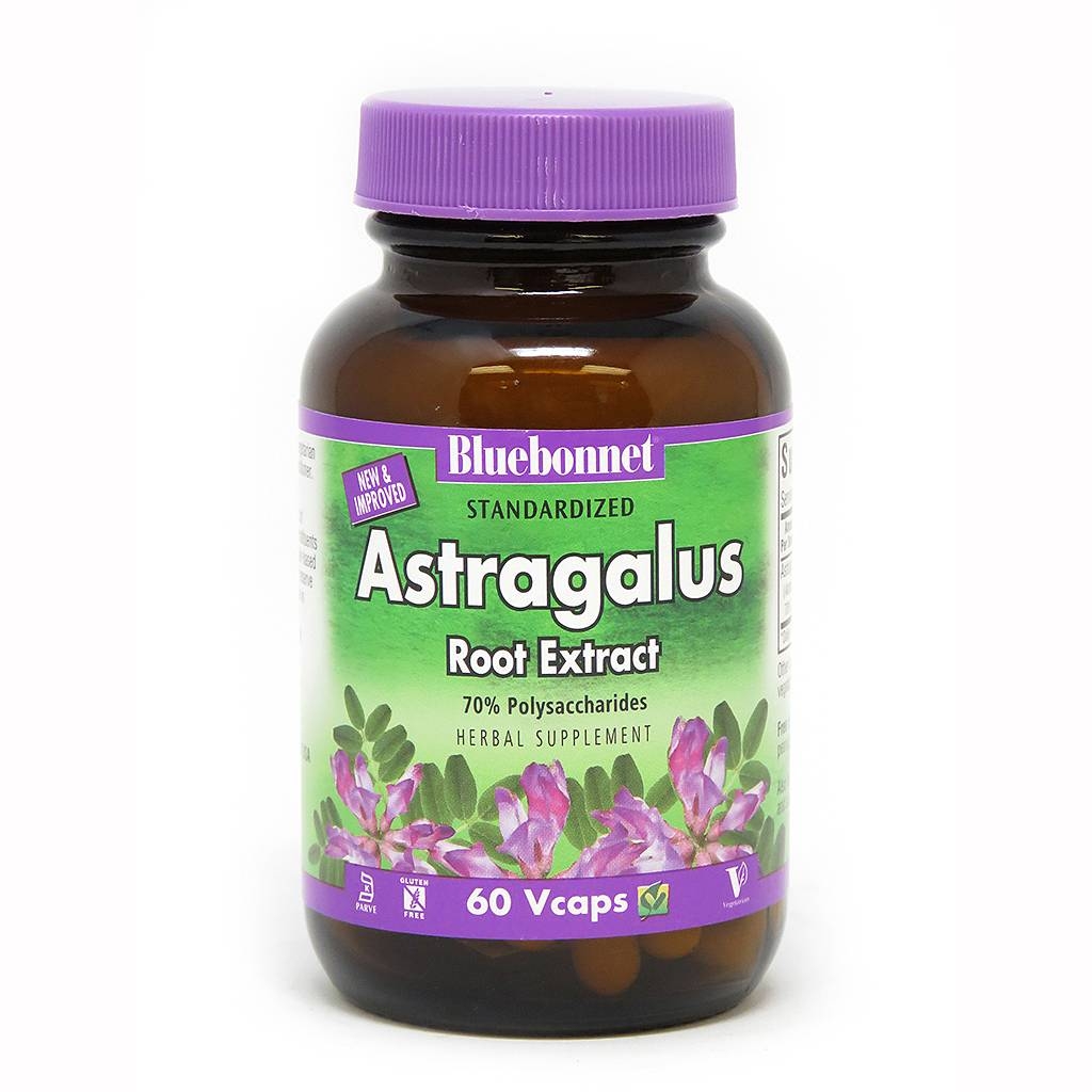 Bluebonnet Nutrition - Astragalus Root Extract - 60 Vegetable Capsules