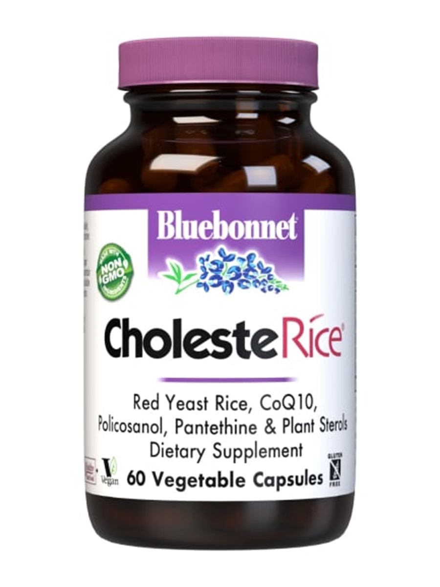 Bluebonnet Nutrition - CholesteRice - 60 Vegetable Capsules