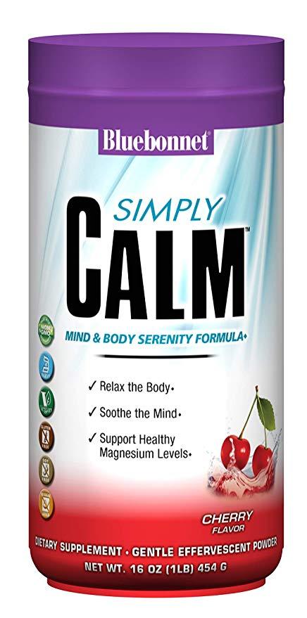 Bluebonnet Nutrition - Simply Calm Powder Cherry Flavor - 16 oz (454