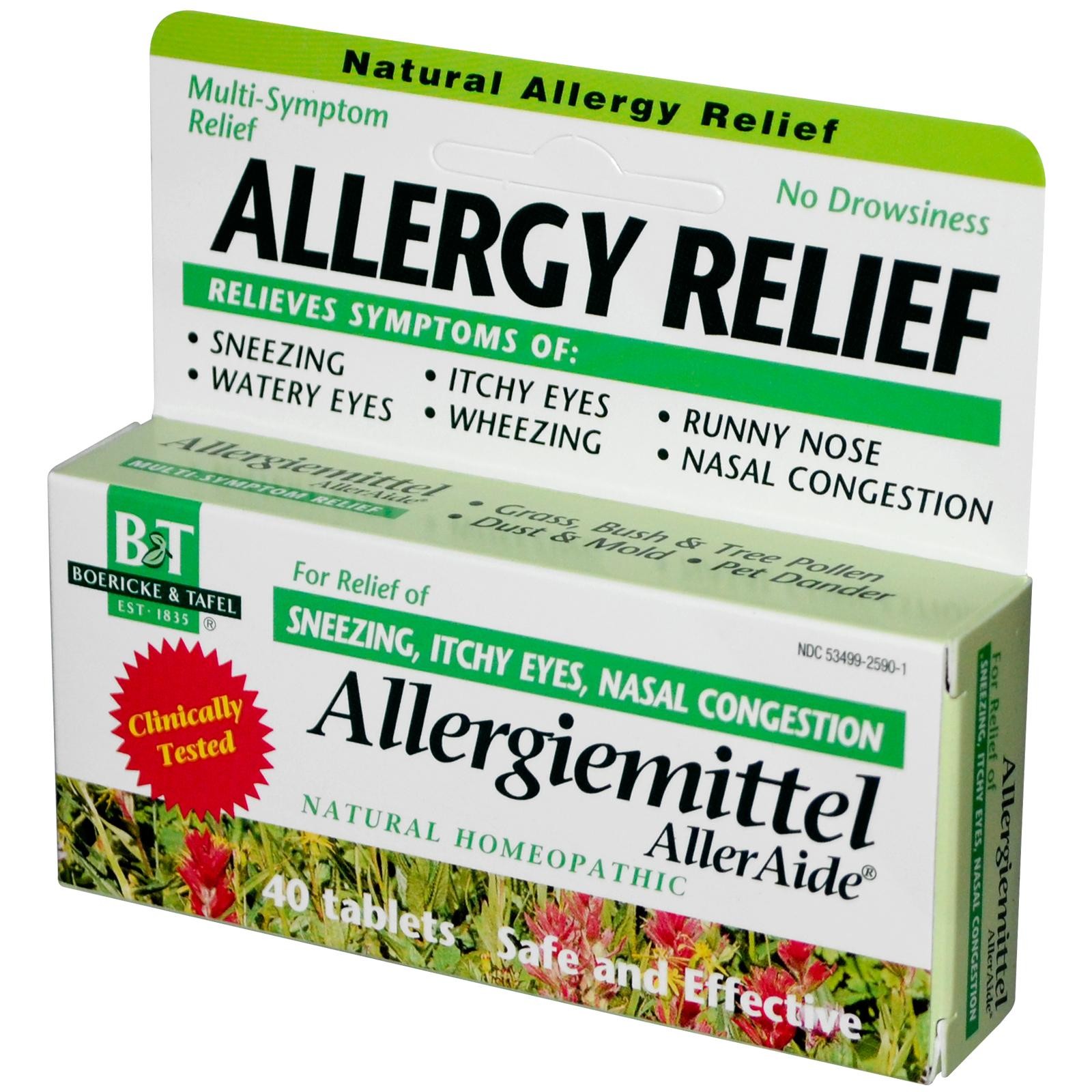 Boericke and Tafel - Allergiemittel AllerAide - 40 Tablets