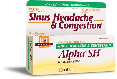 Boericke and Tafel - Alpha SH - 40 Tablets