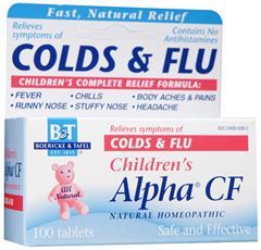 Boericke and Tafel - Children's Alpha CF - 100 Tablets
