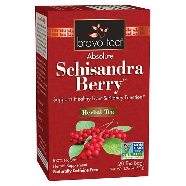 Bravo Tea - Absolute Schisandra Berry Herbal Tea - 20 Tea Bags