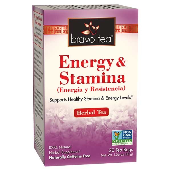 Bravo Tea - Energy & Stamina Herbal Tea - 20 Tea Bags