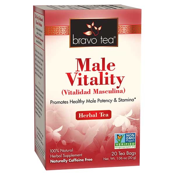Bravo Tea - Male Vitality Herbal Tea - 20 Tea Bags