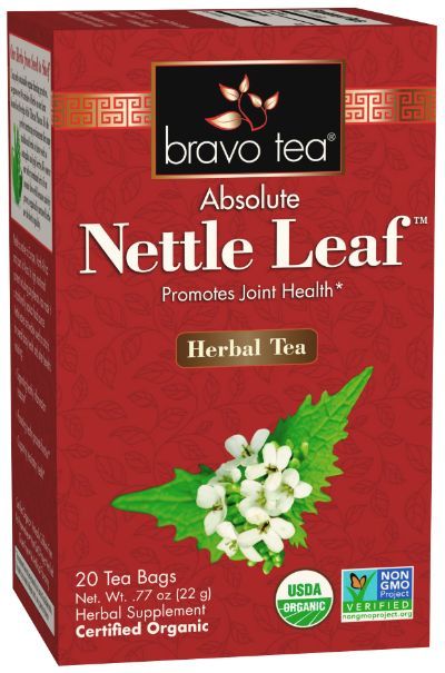 Bravo Tea - Organic Absolute Nettle Leaf Herbal Tea - 20 Tea Bags