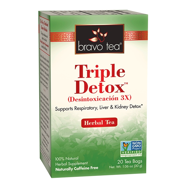 Bravo Tea - Triple Detox Herbal Tea - 20 Tea Bags