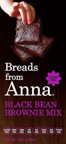 Breads from Anna - Gluten-Free Black Bean Brownie Mix - 14 oz (396
