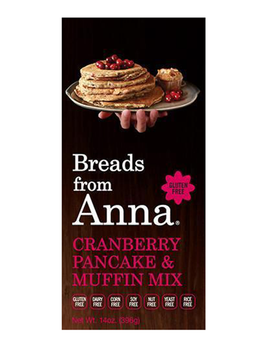 Breads from Anna - Gluten-Free Cranberry Pancake & Muffin Mix - 14 oz