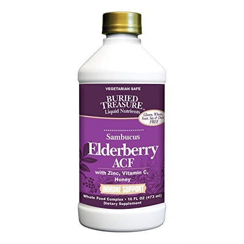 Buried Treasure - Elderberry ACF with Raw Honey, Zinc and Vitamin C -