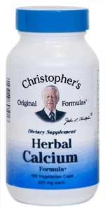 Christophers Original Formulas - Herbal Calcium - 100 Vegetarian