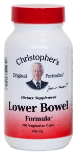 Christophers Original Formulas - Lower Bowel Formula - 100 Vegetarian