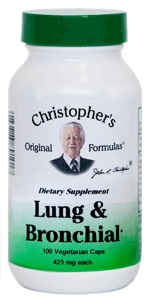 Christophers Original Formulas - Lung & Bronchial - 100 Vegetarian