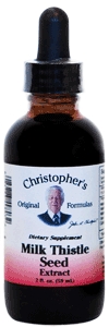 Christophers Original Formulas - Milk Thistle Seed Extract - 2 fl. oz