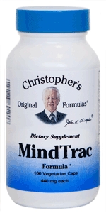 Christophers Original Formulas - MindTrac - 100 Vegetarian Capsules