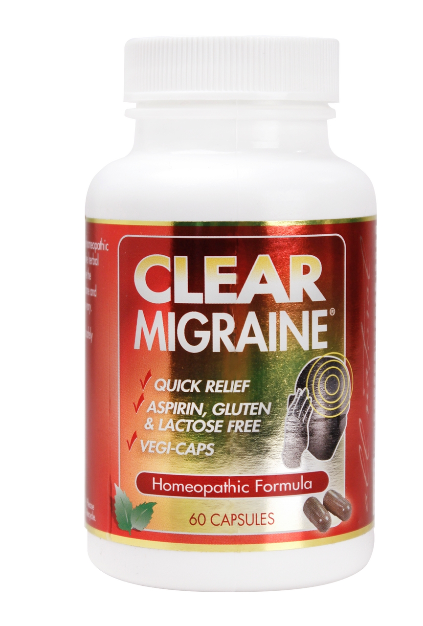 Clear Products - Clear Migraine - 60 Capsules