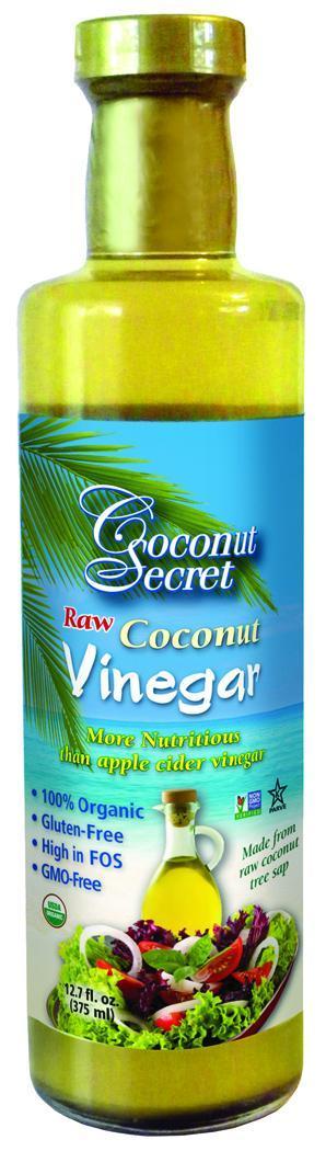 Coconut Secret - Raw Coconut Vinegar - 12.7 fl. oz (375 ml)