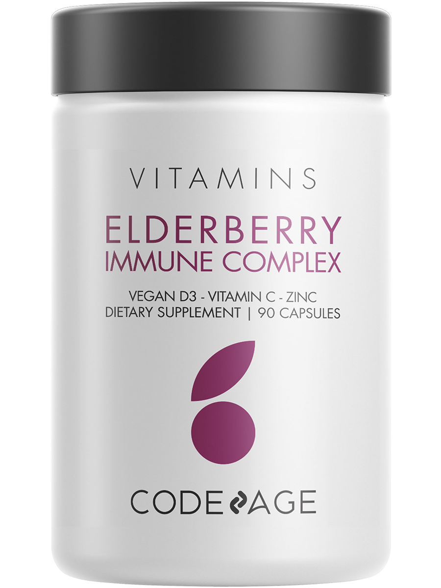 Codeage - Elderberry Immune Complex - 90 Capsules