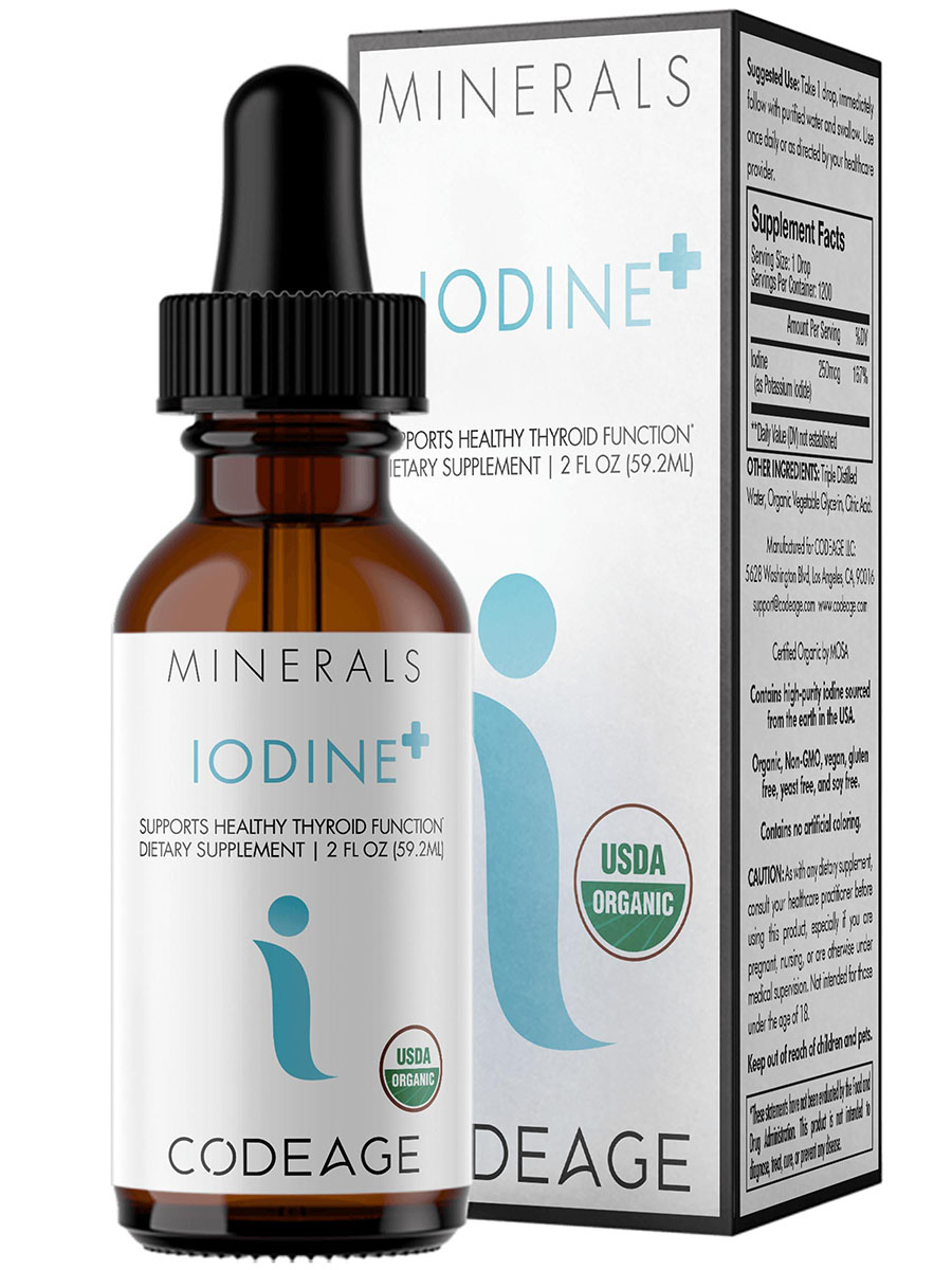 Codeage - Iodine+ - 2 fl. oz (59.2 ml)