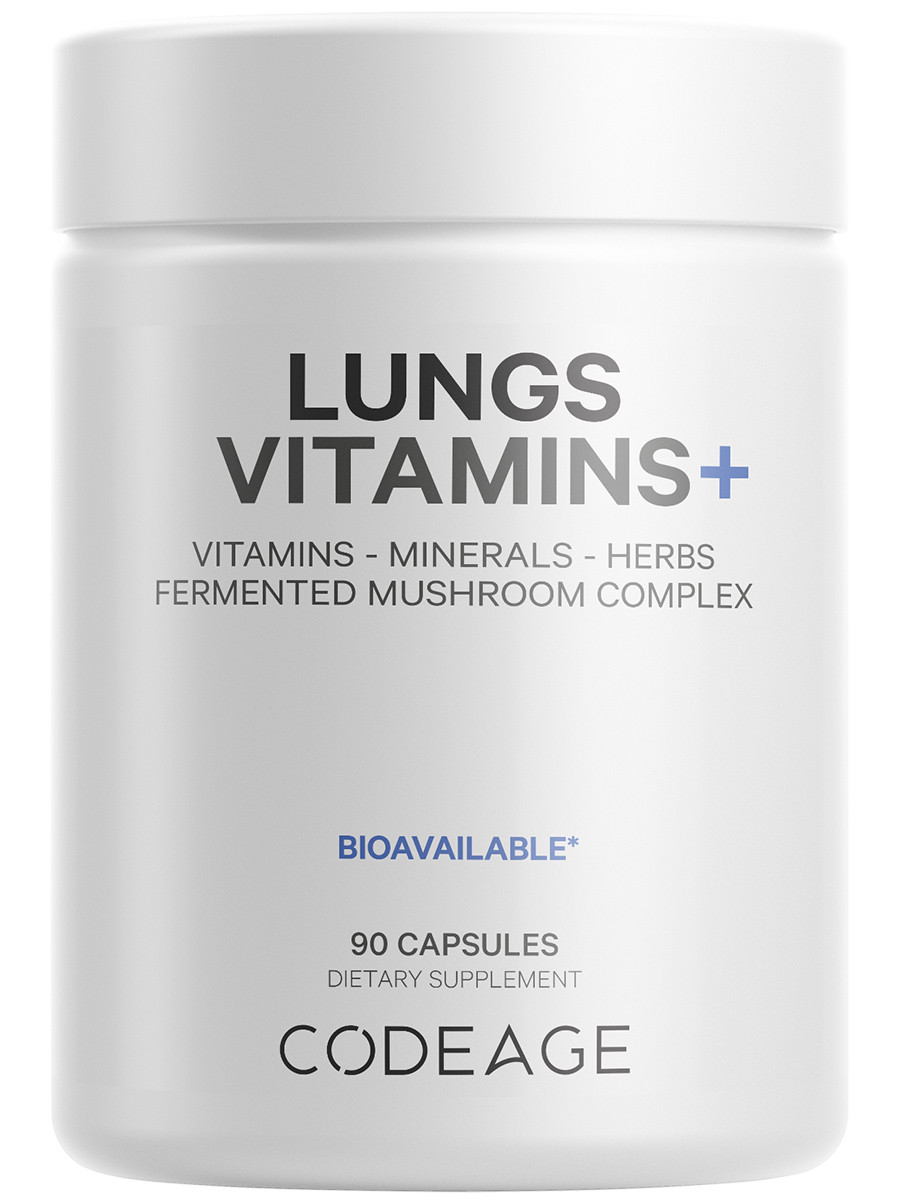 Codeage - Lungs Vitamins - 90 Capsules