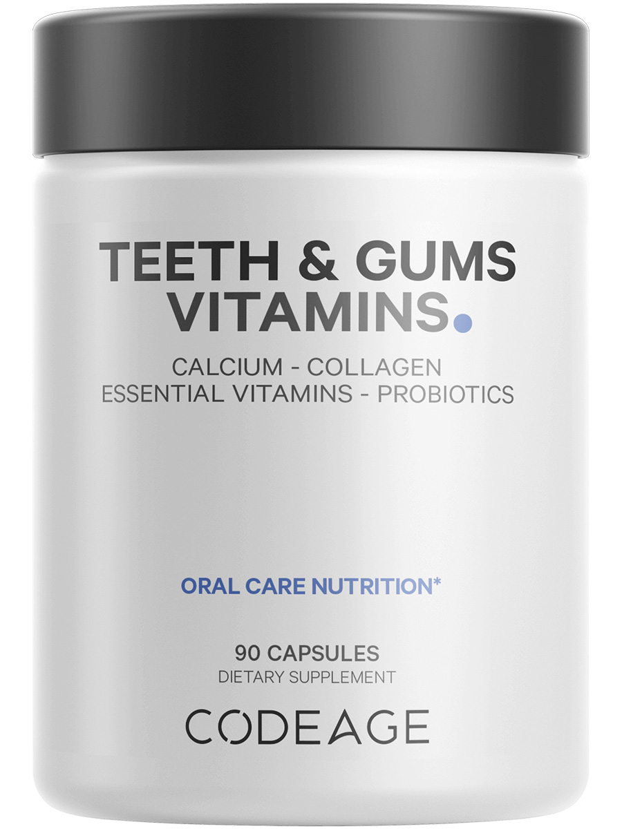 Codeage - Teeth & Gums Vitamins - 90 Capsules