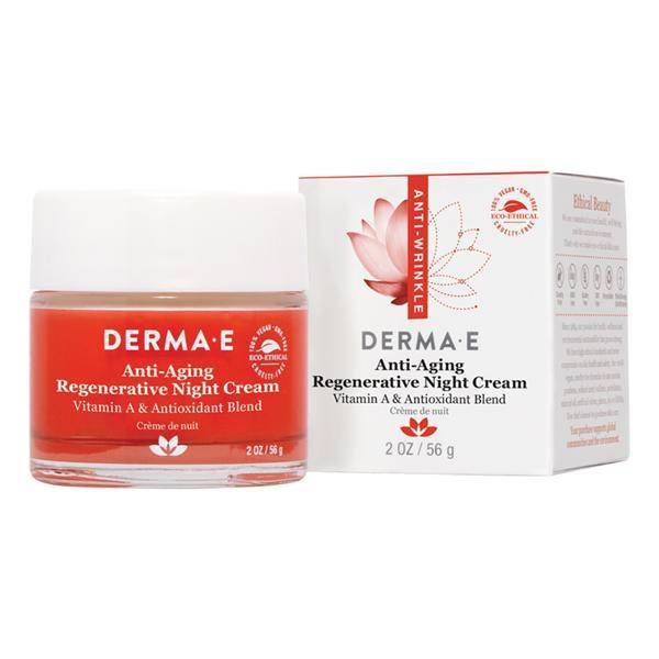 Derma E - Anti-Aging Regenerative Night Cream - 2 oz (56 Grams)