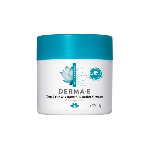 Derma E - Tea Tree and Vitamin E Relief Cream - 4 oz (113 Grams)