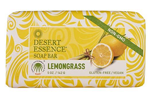 Desert Essence - Lemongrass Soap Bar - 5 oz (142 Grams)