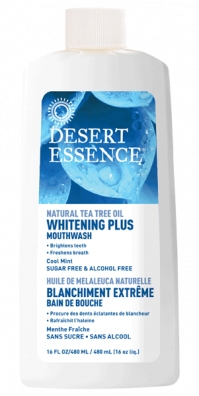 Desert Essence - Mouthwash Whitening Plus Tea Tree Oil - 16 fl. oz