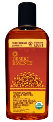 Desert Essence - Organic Coconut, Jojoba & Pure Coffee Oil - 4 fl. oz