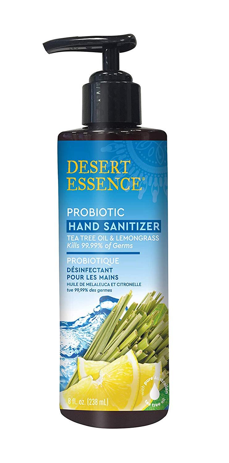 Desert Essence - Probiotic Hand Sanitizer Tea Tree Oil & Lemongrass -