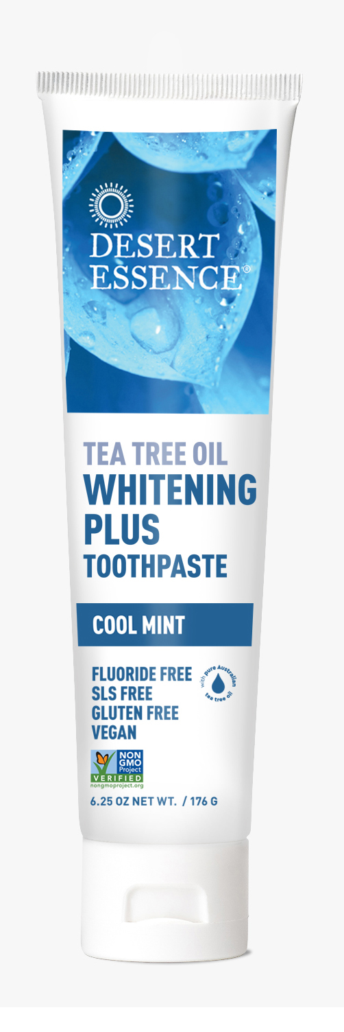 Desert Essence - Toothpaste Whitening Plus Natural Tea Tree Oil - 6.25