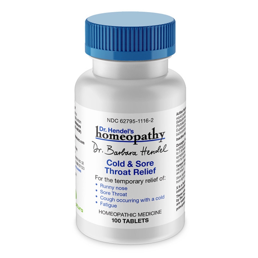 Dr. Barbara Hendel - Cold & Sore Throat Relief - 100 Tablets