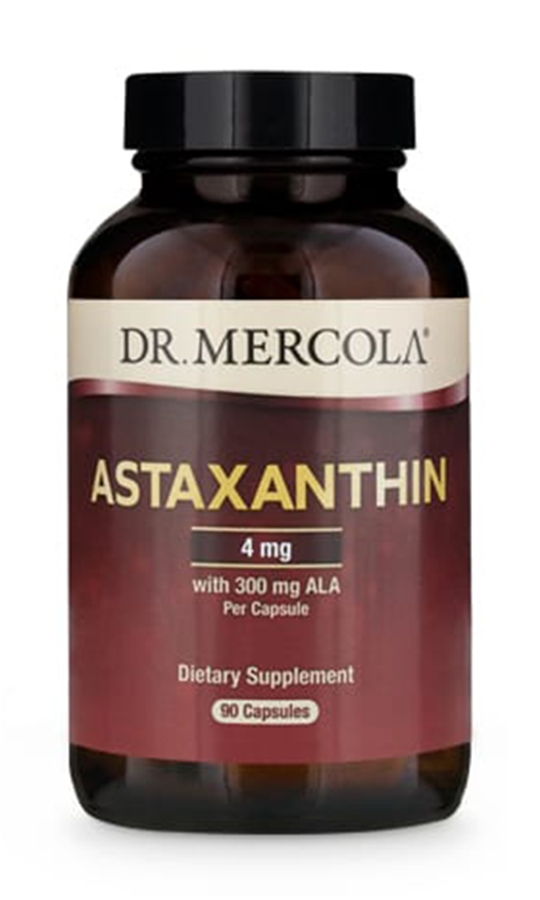 Dr. Mercola - Astaxanthin 4 mg - 90 Capsules