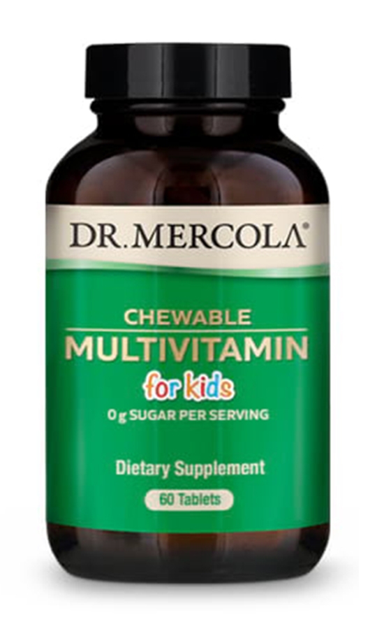 Dr. Mercola - Chewable Multivitamin for Kids, Natural Orange Flavor -
