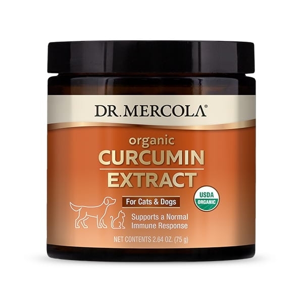 Dr. Mercola - Organic Curcumin Extract for Cats & Dogs - 2.64 oz (75