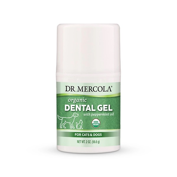 Dr. Mercola - Organic Dental Gel for Cats & Dogs, Peppermint Flavor -