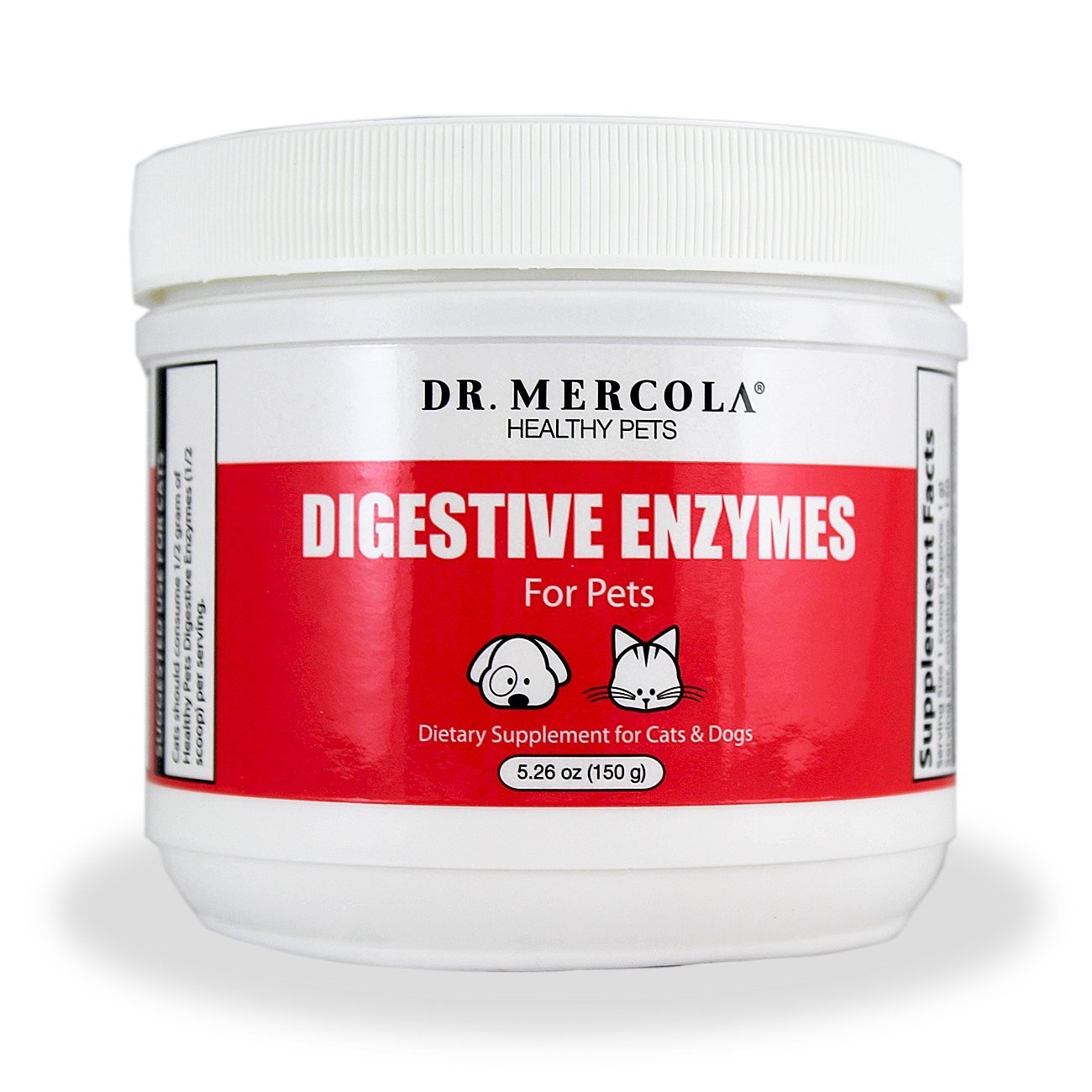 Dr. Mercola - Digestive Enzymes for Cats & Dogs - 4.23 oz (120 Grams)